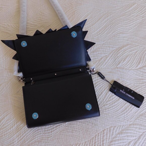 NWT Dolce & Gabbana July Fourth leather Boom Fireworks clutch chain shoulder bag - Picture 6 of 16